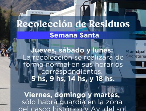 Servicio de Recolección de Residuos en Semana Santa en Villa de Merlo