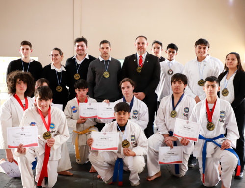 Se realizó la 1.° Jornada Deportiva de Taekwondo ITF de la Escuela UNE en Villa de Merlo