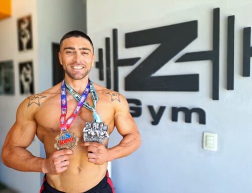 Pablo Zappani subcampeón argentino y referente del culturismo puntano