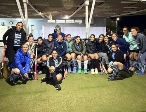 Noche a puro hockey y camaradería en Alerces Hockey Club 
